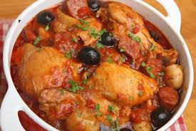 Hahnchen Auflauf Mit Chorizo Oliven Und Kartoffeln Rezept Rezepte Marokkanisches Essen Marokkanische Rezepte