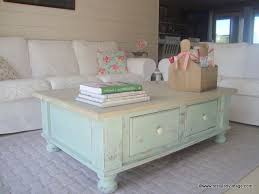 Grey Green Painted Furniture So Many Great Projects Being Linked Up I Love Seeing All Your Shabby Chic Coffee Table Chic Coffee Table Shabby Chic Dresser