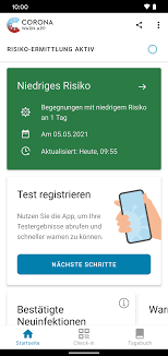 In our scoreboard app, clicking the blue side of the. Open Source Projekt Corona Warn App Screenshots