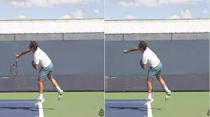 Roger federer ● court level view best points. Roger Federer Serve With No Racquet Feel Tennis