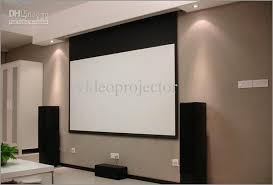 Mechanised Projector Screen Possible Hide Away East Wall Sunken Lounge Home Cinema Projector Home Cinema Room Small Home Theaters