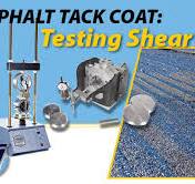 Asphalt Tack Coat: Testing Shear Strength - Gilson Co.