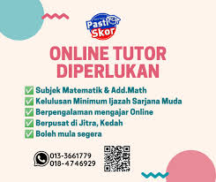 Jika anda sedang mencari kerja kosong 2019 maka anda berada jawatan kosong di perkeso telah pun dibuka kepada rakyat malaysia yang berumur tidak kurang. Pasti Skor Home Tuition On Twitter Jawatan Kosong Tutor Online Math Add Math Mengajar Dari Center Di Jitra Kedah Scan Qr Code Di Gambar Untuk Memohon Tutorneeded Tutordiperlukan