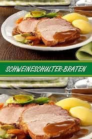 Schweinebraten Aus Der Schulter Knorr De Rezept Schweinebraten Schweineschulter Braten Braten