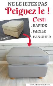 Peindre Une Ottomane En Tissu Comment Et Pour Quel Resultat Relooking Canape Peindre Sur Tissu Pour Peindre