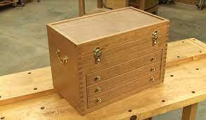 Free woodworking plans for building a toolbox or tool chest. Wood Tool Chest Plan Build Wooden Tool Chest Video How To