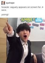 Suga Is Jhope S Biggest Fan Bts Funny Bts Memes Memes