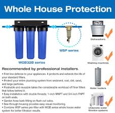 Fwsp50 includes a sediment filter as the first stage to remove the larger particles of dirt or sediment before they can reach and clog your finer filters and stainless steel mesh filter screen. Ispring Wsp 50 Reusable Whole House Spin Down Sediment Water Filter 50 Micron Flushable Prefilter Filtration Wsp50 1 Mnpt 3 4 Fnpt Brass Amazon Com