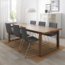 Votre salle à manger est la carte de visite de votre maison. Morbylanga Volfgang Table Et 6 Chaises Brun Gunnared Gris Moyen Ikea Suisse