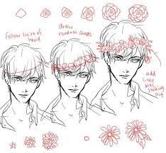 Love and romance also have a place in anime. Imgur Com Flower Crown Drawing Flower Drawing Crown Drawing
