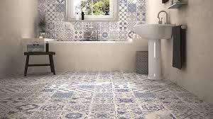 Explore this bathroom tile image gallery and get design in the shower, a simpler bathroom wall tile design fills a supporting role. Patterned Floor Tiles To Turn Heads Tile Mountain