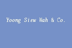 Insider trades, quarterly, and annual reports. Yoong Siew Wah Co Company Secretary In Pasar Seni