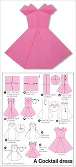 裙子折纸 来自璐214的图片分享 堆糖 Origami Dress Paper Crafts Origami Origami Design