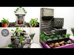 Diy cement water fountain pot ӏ diy desktop waterfall ӏ cement craft ideas. 3 Awesome Latest Indoor Tabletop Cement Water Fountain Youtube Indoor Tabletop Water Fountain Bamboo Water Fountain Water Fountain