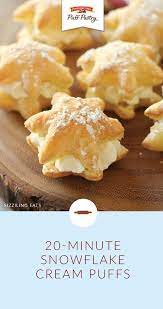 Easy 20 Minute Cream Puff Recipe Recipe Desserts Pepperidge Farm Puff Pastry Cream Puff Recipe