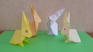 Il y a mille et une façons de personnaliser ce visage en origami. Origami Lapin Comment Faire Un Lapin En Papier