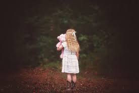 Feel free to use these kawaii pink aesthetic desktop images as a background for your pc, laptop, android phone, iphone or tablet. Hd Wallpaper Girl Woods Backside Looking Away Child Teddy Bear Pink Wallpaper Flare