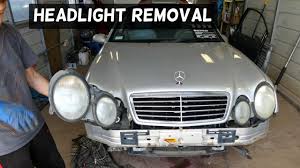 Mercedes W208 Headlight Removal Replacement Clk200 Clk230 Clk 320 Clk430 Youtube