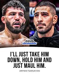 ❗️Arman Tsarukyan talks about a fight vs Ilia Topuria: “I'll just take him  down, hold him and just maul him. I'll finish him