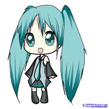 How To Draw Chibi Miku Step By Step Chibis Draw Chibi Anime Draw Japanese Anime Draw Manga Free Online Dra Chibi Drawings Miku Hatsune Chibi Anime Chibi