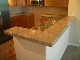 granite tile kitchen countertop and bar