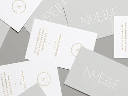 Noelle Business Cards Gold Foil Business Cards Foil Business Cards Business Card Typography
