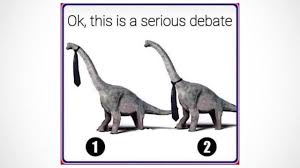 Od djetinjstva je slušao pjesme jacquesa houdeka. If Dinosaurs Wore Tie Will It Go On Top Or Bottom Of Its Long Neck Twitter Users Puzzled Over The Serious Debate After Bizarre Pic Goes Viral Check Hilarious Reactions