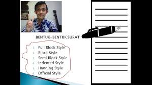Cara membuat isi surat niaga bahasa inggris portal ilmu com. Contoh Surat Semi Block Style 3 Youtube