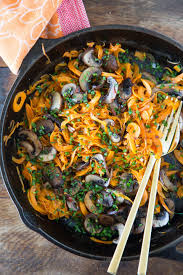 Sweetpotato Noodles What S Gaby Cooking Spiralizer Recipes Whole Food Recipes Sweet Potato Noodles