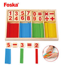 Ini memudahkan para pelajar memahami isi kandungan sesuatu pelajaran. Alat Bantu Belajar Matematik Alytimes Children Counting Stick Math Educational Toy Wooden Number Shopee Malaysia