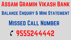 Assam Gramin Vikash Bank Balance Enquiry Toll Free Number Check Mini Statement