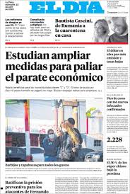 Actualidad, deportes, economía, empleo, turismo, cultura. Periodico El Dia De La Plata Argentina Periodicos De Argentina Edicion De Miercoles 15 De Abril De 2020 Kiosko Net