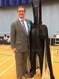 Binface is the alias of comedian jon harvey, who has previously stood against former pm theresa may as lord buckethead but was forced to change his identity following a copyright row with the creator of 1984 film hyperspace, in which lord. Cricket Pads On Lord Buckethead