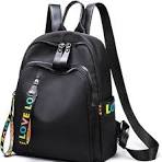 Borse a Zaino Donna a Tracolla Nero Antifurto e Impermeabile Casual Pelle  PC Grande da Viaggio, Mano Elegante Ragazza per Scuola : Amazon.it: Moda