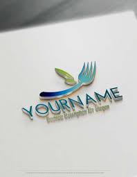 Looking for the best logo maker & graphic design maker free app 2021? Free Logo Maker Fork Logo Template Free Logo Create A Logo Free Logo Food