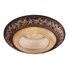 Minka Lavery 2848 477 Florence Patina 6 Decorative Recessed Trim With Salon Scavo Glass From The Salon Grand Collection Faucet Com