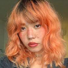 Vibrant Orange Healthy Color Duo For Diy Orange Hair Maintenance Pastel Orange Hair Aesthetic Hair Orange Hair