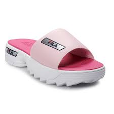 Fila Hometown Jewel Womens Slide Sandals Size 6 White In