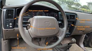 Haha i just did this mod over the weekend because i wanted the spaces for aux light switches. Removing The Dash Trim Adventuretaco