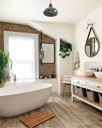 Home Decor Design On Instagram Such A Wonderful Bathtub For A Relaxed Time Would You Love To Take A Bat Craftsman Home Interiors Home Bathroom Interior