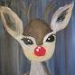 Painting Baby Rudolph with J event in Lake Orion, MI