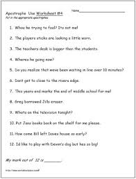 Students complete the clues and then guess the answers (which all begin with the. Apostrophe Worksheet 4 Grammar Activities Writing Lessons English Grammar Worksheets