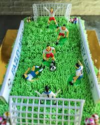 Birthday cake recipes from scratch : Dapur Manis Kek Padang Bola Saiz 8 X 16 Buttercake Facebook