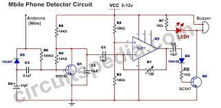 The cell phone detector is a detector which detects activated cell phones nearby and gives the indication of activated cell phone surrounded by the to build the circuit of a cell phone detector using breadboard the following components are required. Mobile Phone Sensor Circuit Mobile Phone Detector Project Circuit