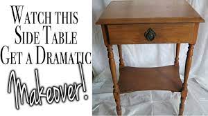 As always, make sure to seal your painted table.whether you're painting furniture or repainting painted furniture certain rules will always apply. How To Update An End Table How To Paint Furniture Before After Relaxing Diy Asmr Youtube