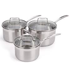 Scanpan ctx nonstick saucepan, 2.75 qt. Scanpan Impact Saucepan Set 3pce Peter S Of Kensington