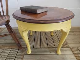 Wooden Table Painted With Annie Sloan English Yellow Paint Local Delivery Sold Painted Table Annie Sloan Painted Furniture Yellow Coffee Tables