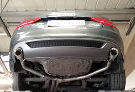 Audi A5 3 0 Tdi Rear Silencer Deletes 4 Slash Cut Tailpipes Zaustworx