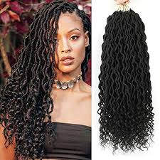 A wide variety of synthetic curly braiding hair options are available to you, such as hair extension type, hair weft, and chemical processing. Lihui 6pcs Lot Goddess Locs Crochet Hair 20inch Curly Faux Import It All