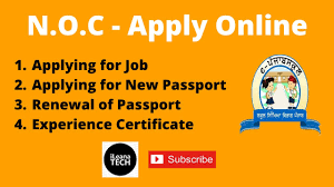 How to write a good enough job description for the. Apply For N O C Online Experience Certificate Passport Renew Passport E Punjab School Youtube